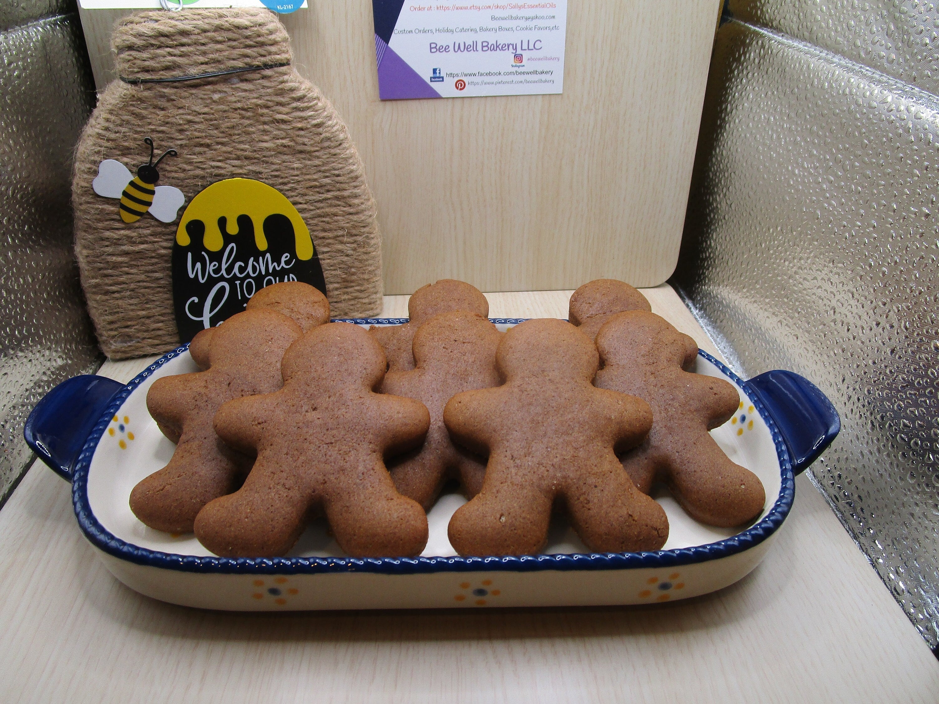 Gluten Free Gingerbread Men Cookies, Vegan, Egg Free, Dairy Free, Holiday Gifts, Christmas in July, Healthy snacks, School Cookie exchange