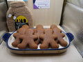 Gluten Free Gingerbread Cookies, No Refined Sugar, Vegan, Egg Free, Dairy Free, Oat Free, Nut Free, Healthy Snacks, Christmas, reduced sugar