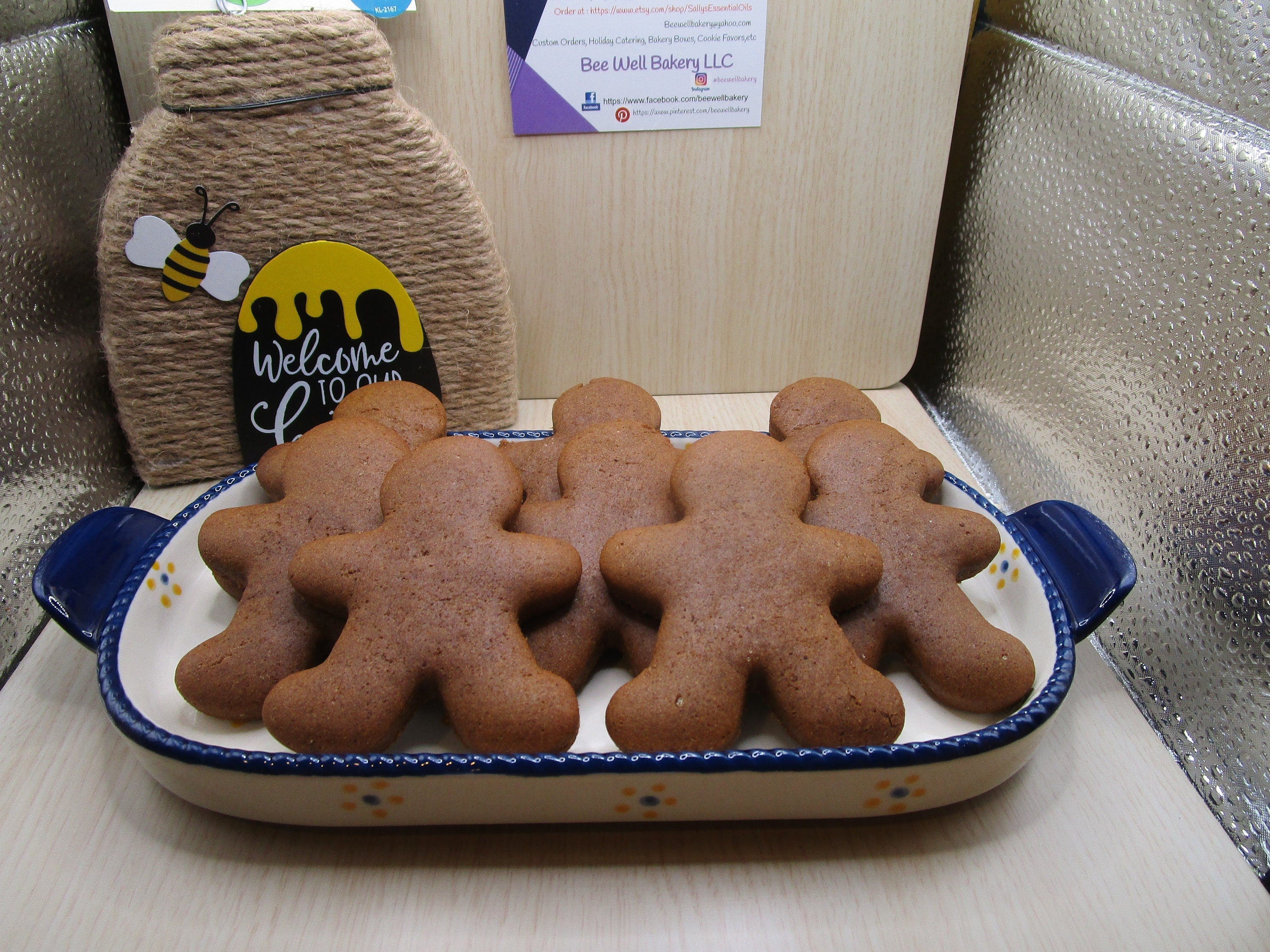 Gluten Free Gingerbread Cookies, No Refined Sugar, Vegan, Egg Free, Dairy Free, Oat Free, Nut Free, Healthy Snacks, Christmas, reduced sugar