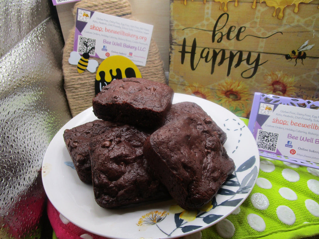 Lactation Brownies, Gluten Free, Vegan, Dairy Free, Egg Free, Breastfeeding, Brewer's Yeast, Nursing Mom Gift, Baby Shower, Sugar Free treat
