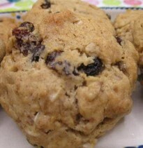 Gluten Free Cinnamon Raisin Cookies, Iced Oatmeal, Dairy Free, Sulfite Free, Vegan, Egg Free, Healthy Snacks, Birthday Gift, low sugar treat