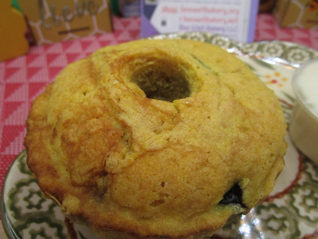 High Protein Blueberry Lemon Bundt Cakes, Sugar Free, Gluten Free, Dairy Free, Egg Free, Vegan, Healthy Desserts, Anabolic desserts, fitness