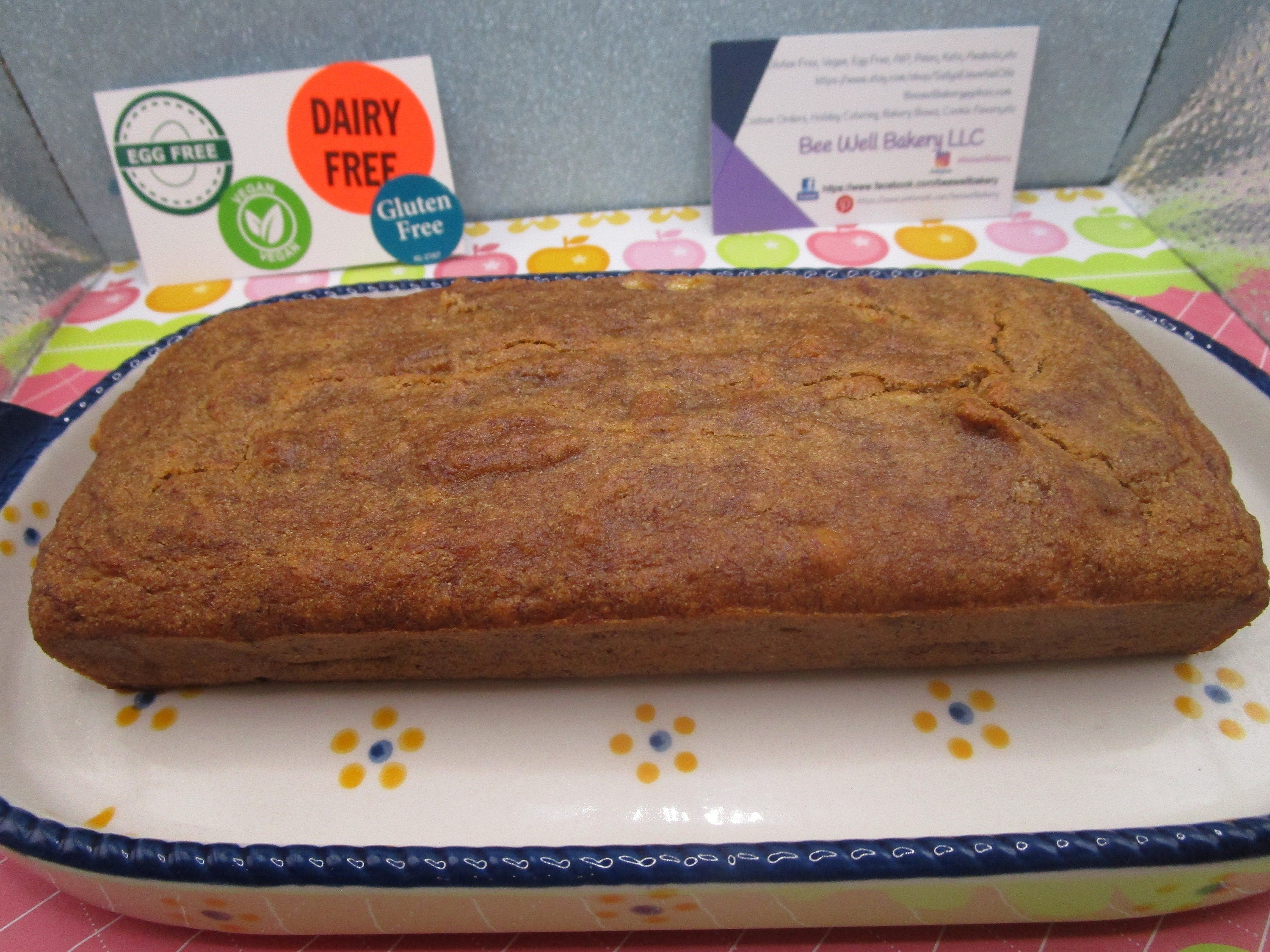 Grain Free, AIP Paleo Banana Blueberry Bread, Gluten Free, Vegan. Organic, Dairy Free, Egg Free, Wellness Gift, Healthy Snacks, Autoimmune