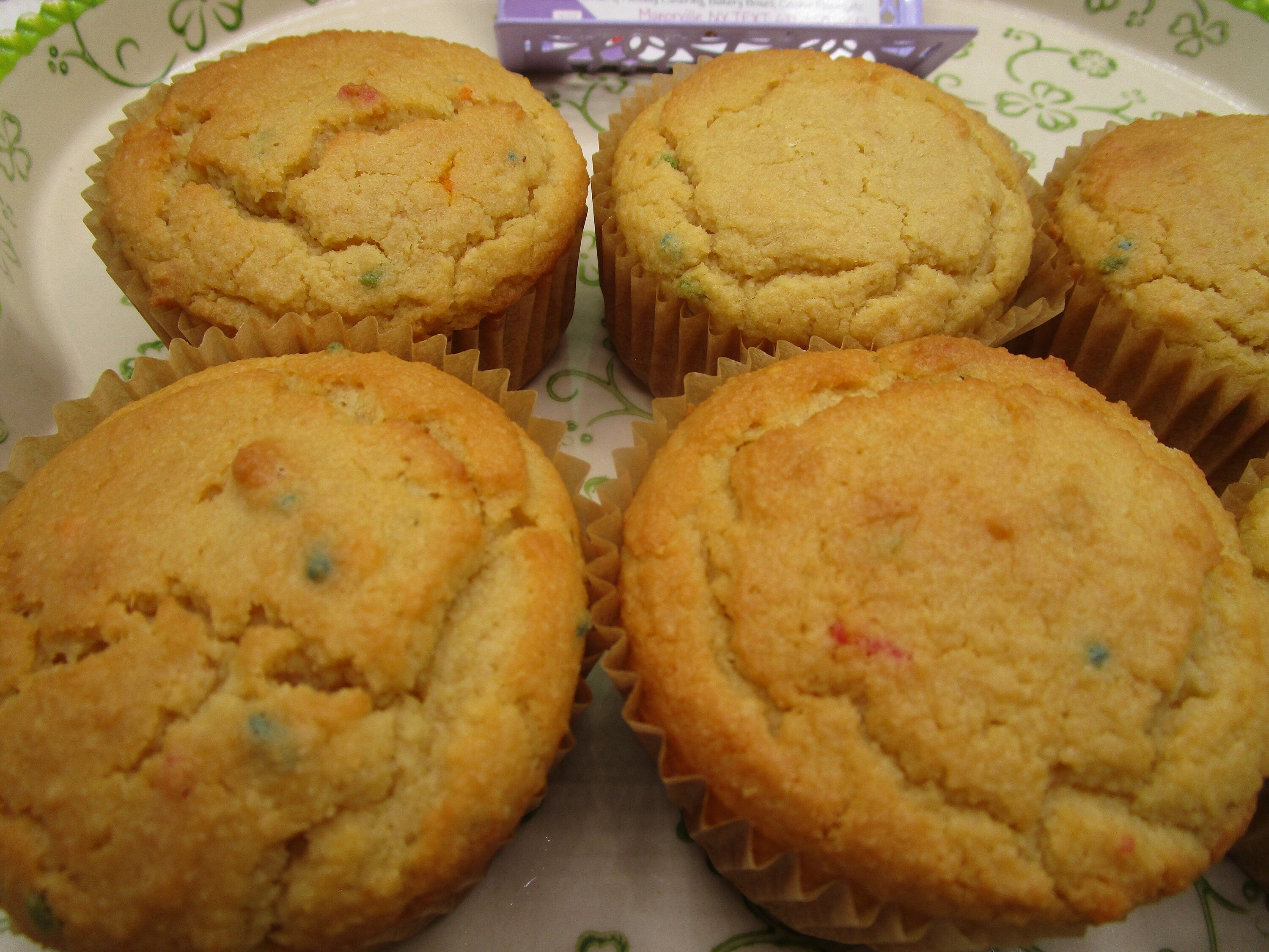 Keto Muffins, Vanilla Birthday Cake, Gluten Free, Grain Free, Dairy Free, Sugar Free, Low Carb, Fitness Gift, Birthday, Valentine's Day Gift