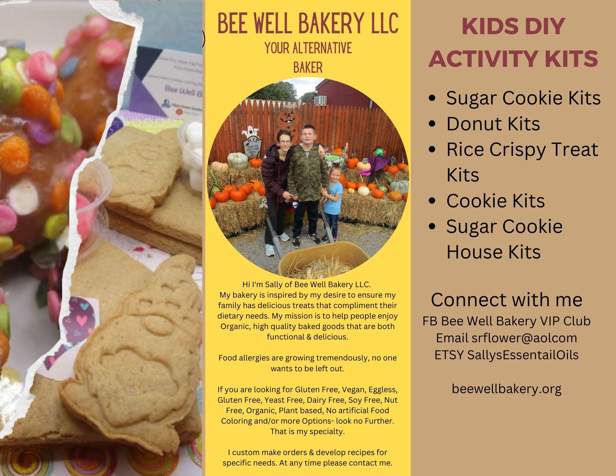 Upgrading link, bee well bakery, sally's essential oils, custom orders, made to order, Diane D