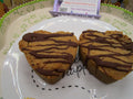 Keto, Sugar Free, Peanut Butter Cup, Gluten Free, Grain Free, Dairy Free, Vegan, Chocolate Drizzled, Heart, healthy snack, Halloween candy