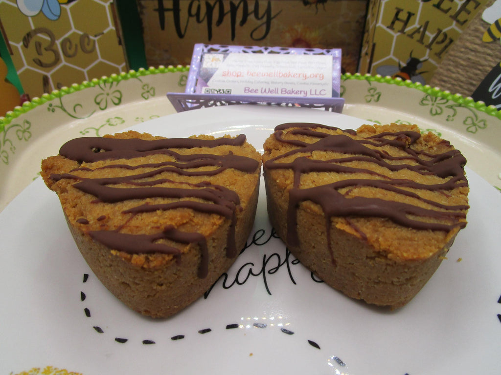 Keto, Sugar Free, Peanut Butter Cup, Gluten Free, Grain Free, Dairy Free, Vegan, Chocolate Drizzled, Heart, healthy snack, Halloween candy