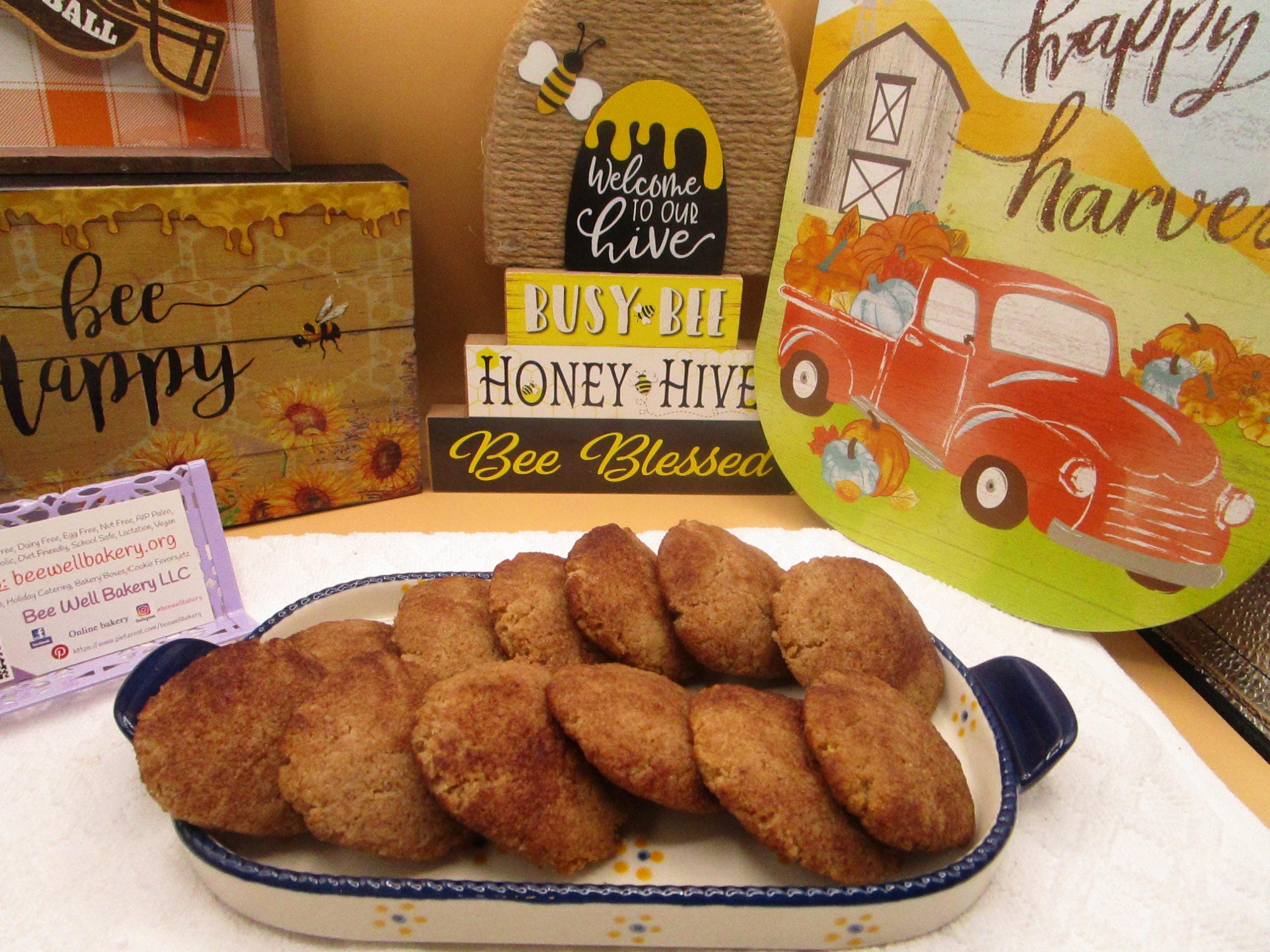 KETO Cookies, Pumpkin Spice, Grain Free, Gluten Free, Vegan, Dairy Free, Low Carb, Sugar Free, Healthy Snack, Thanksgiving Gift, Halloween