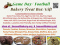 Game Day Bakery Box Sampler, Gluten Free, Dairy Free, Vegan, Sugar Free, Keto, High Protein, AIP Paleo, Cookies, Brownie, Donut, Football