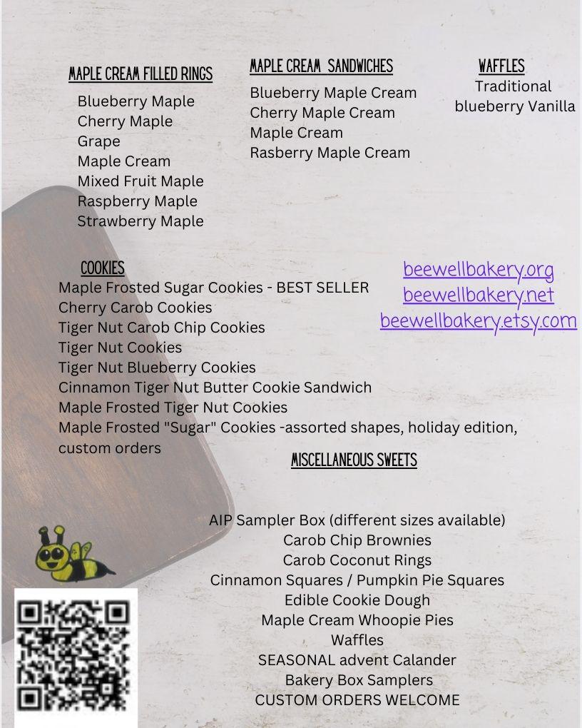 AIP Paleo Cinnamon Squares, Pastry, Grain Free, Vegan, Dairy Free, Low FODMAP, Healthy Snacks, Low Sugar, Autoimmune Protocol, Wellness Gift