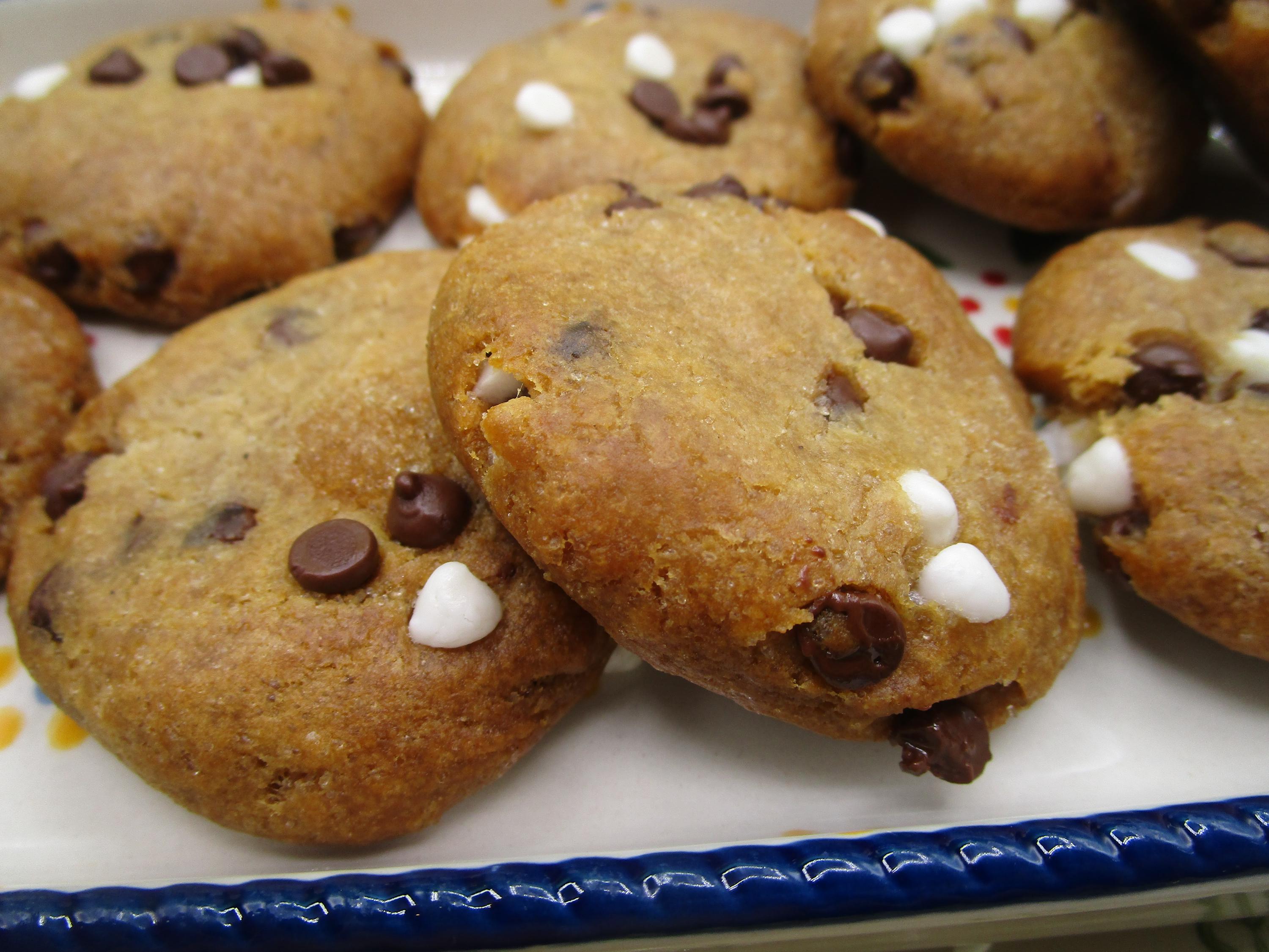 Gluten Free Smores Cookies, Vegan, Dairy Free, Organic, White Chocolate Chip, Egg Free, Nut Free, Soy Free, Cookie Exchange, Healthy snacks