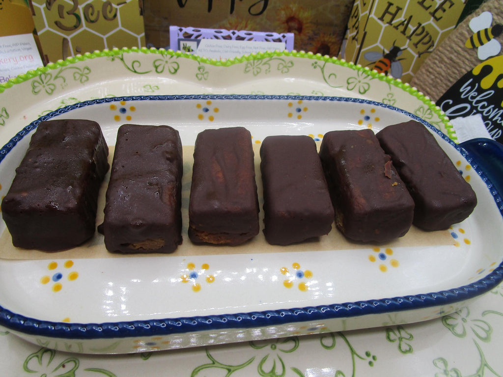 High Protein, Chocolate Peanut Butter Cookie Bars , Gluten Free, Dairy Free, Sugar Free, Egg Free, Vegan, Fitness Snack, Christmas Gift,