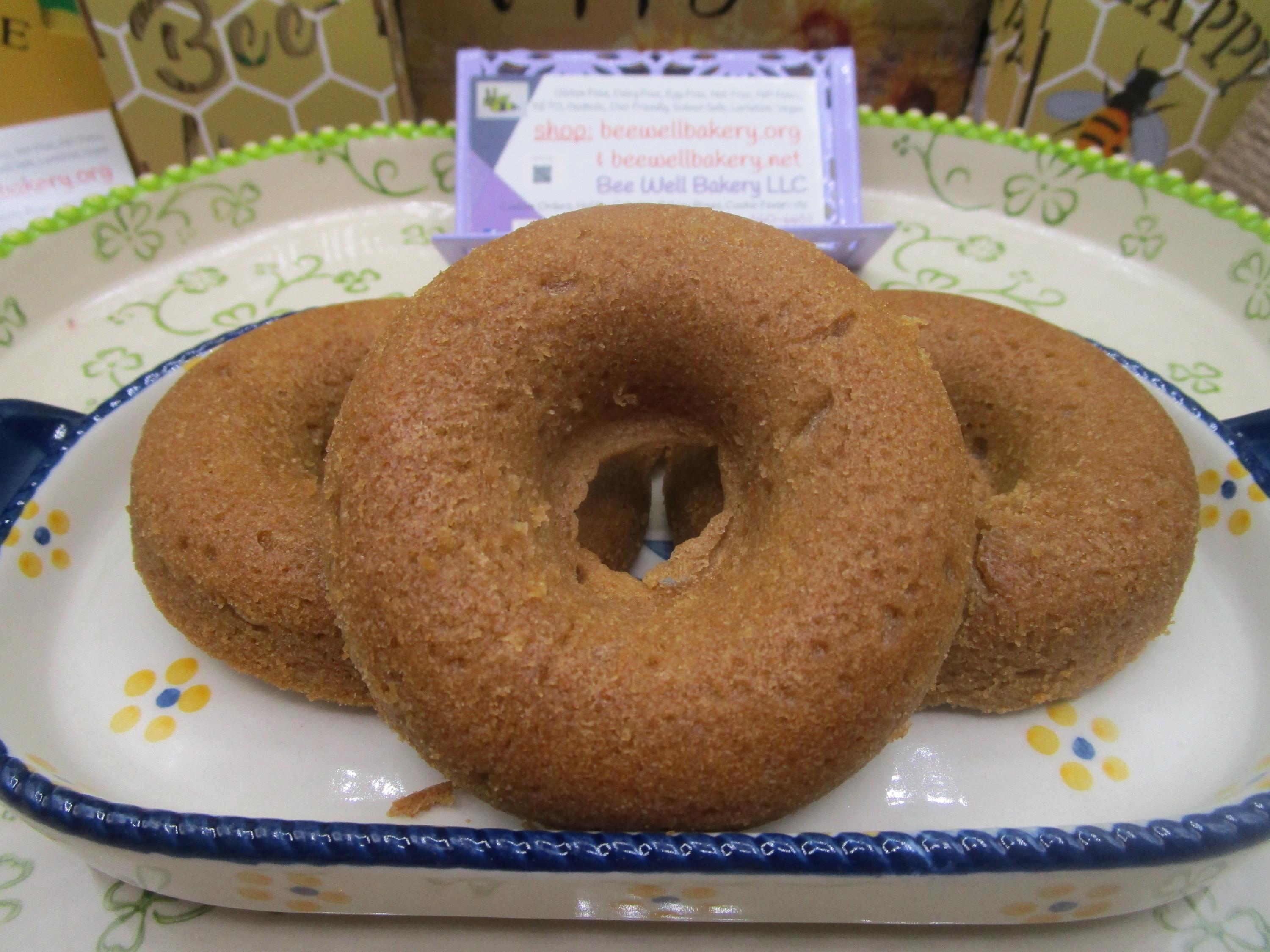 AIP Paleo Donuts, Grain Free, Gluten Free, Dairy Free, Vegan, Soft baked, Maple Sugar, Nut Free, Low FODMAP, Low Sugar snack, Wellness Gift