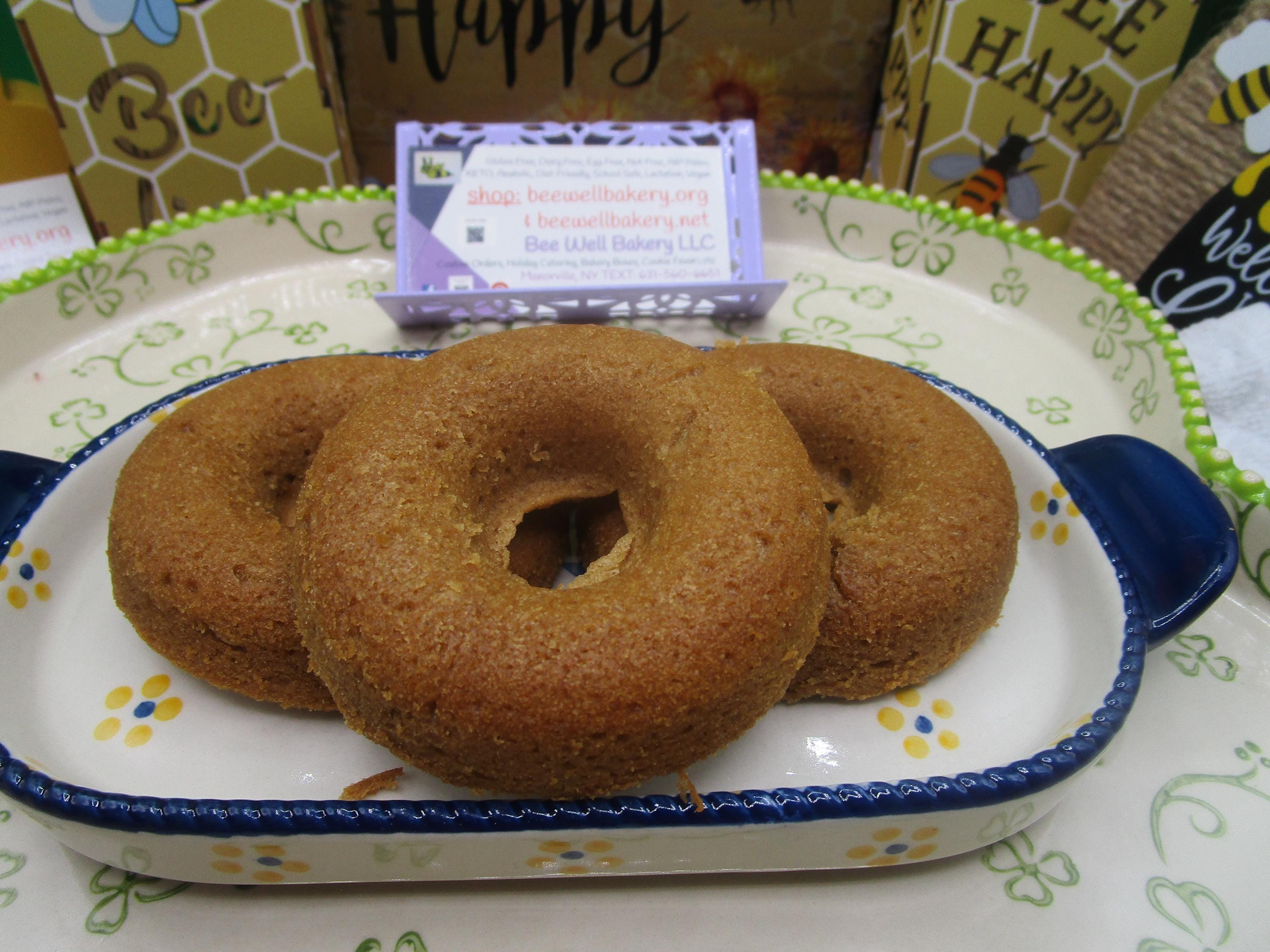 AIP Paleo Donuts, Grain Free, Gluten Free, Dairy Free, Vegan, Soft baked, Maple Sugar, Nut Free, Low FODMAP, Low Sugar, Autoimmune Protocol