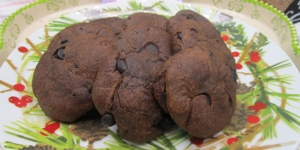 AIP Paleo Tiger Nut Cookies, Carob Peppermint, Gluten Free, Dairy Free, Egg Free, Grain Free, Autoimmune Protocol, Holiday Gift, Soft Baked