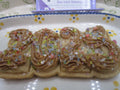 Gluten Free Sugar Cookies, Happy New Year, Dairy Free, Egg Free, Vegan, Nut Free, Times Square, Celebration, Party Favor, Maple Iced, Gifts