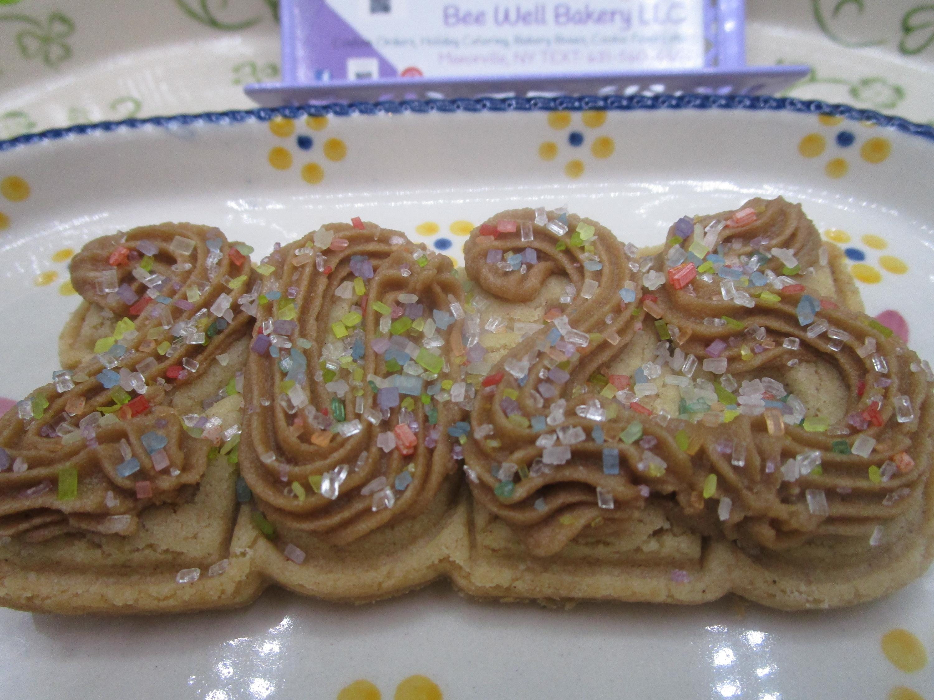Gluten Free Sugar Cookies, Happy New Year, Dairy Free, Egg Free, Vegan, Nut Free, Times Square, Celebration, Party Favor, Maple Iced, Gifts