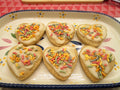 Sugar Free Cookies, Iced, Hearts, Gluten Free, Egg Free, Dairy Free, Vegan, Nut Free, Valentines Day Gifts, Low calorie, Healthy Snack, LOVE