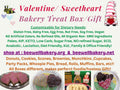 Gluten Free, Valentine's Day Bakery Box, Dairy Free, Egg Free, Sugar Free, Keto, AIP Paleo, Love, Sweetheart gift, Donuts, Cakes, Pastries
