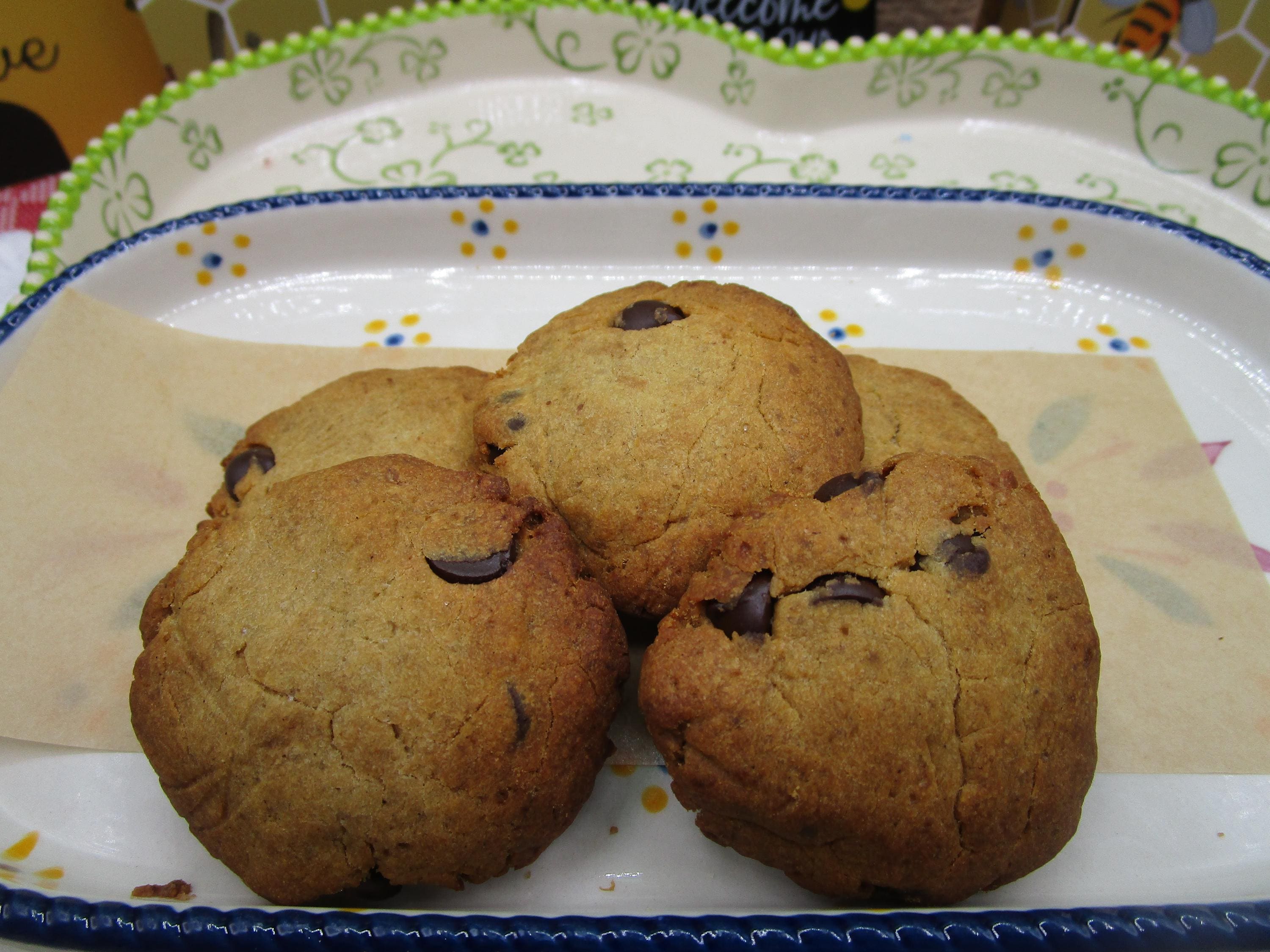 High Protein Cookies, Gluten Free, Sugar Free, Dairy Free, Vegan Collagen, Coconut Free, Fitness Snack, Chocolate Chip, Healthy Easter Gifts