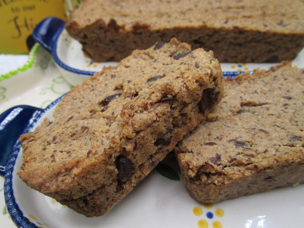 Protein Banana Bread-Mocha Chip, Gluten Free, Dairy Free, Peanut Free, Grain Free, Vegan Collagen, Sugar Free, Fitness Snack, Mother's Day