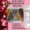 Gluten Free Waffle Sticks, Dairy Free, Egg Free, Vanilla, Chocolate, Vegan, Healthy Breakfast, Valentine's Day, Kid Friendly, Portable snack