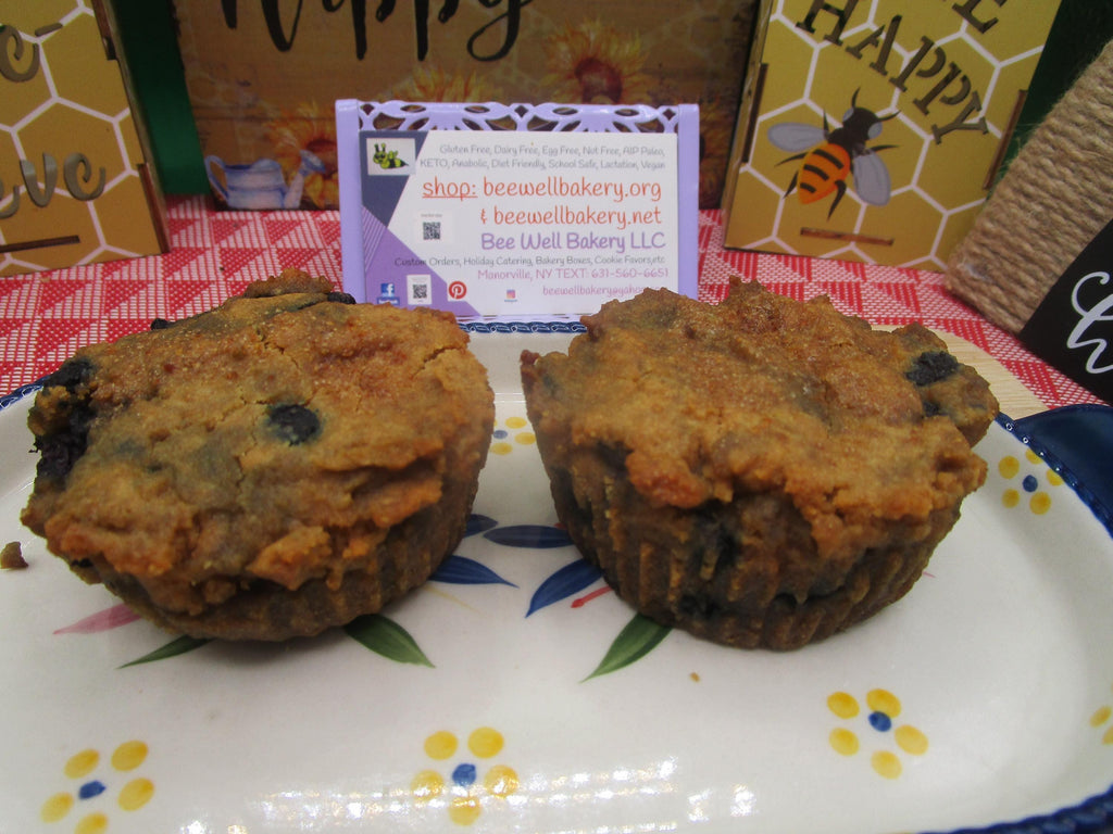 AIP Paleo Mini Muffins, Grain Free, Gluten Free, Dairy Free, Egg Free, Vegan, Berry, Nut Free, Autoimmune Protocol, Low Sugar, Low Fat snack