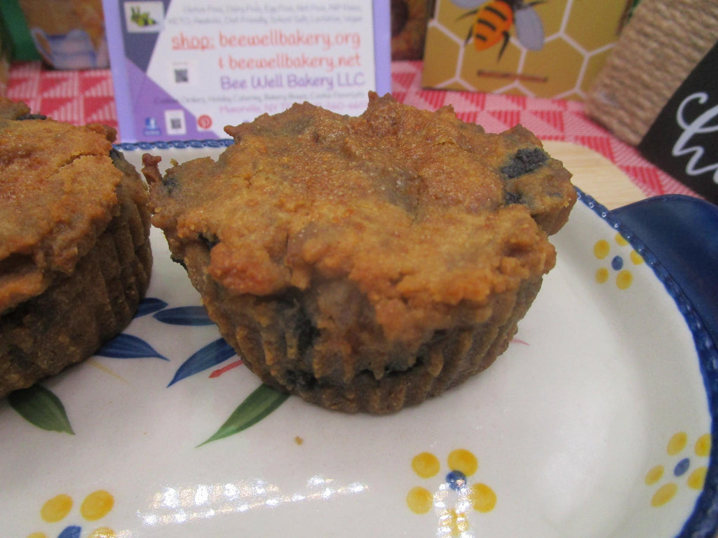 AIP Paleo Mini Muffins, Grain Free, Gluten Free, Dairy Free, Egg Free, Vegan, Berry, Nut Free, Autoimmune Protocol, Low Sugar, Low Fat snack