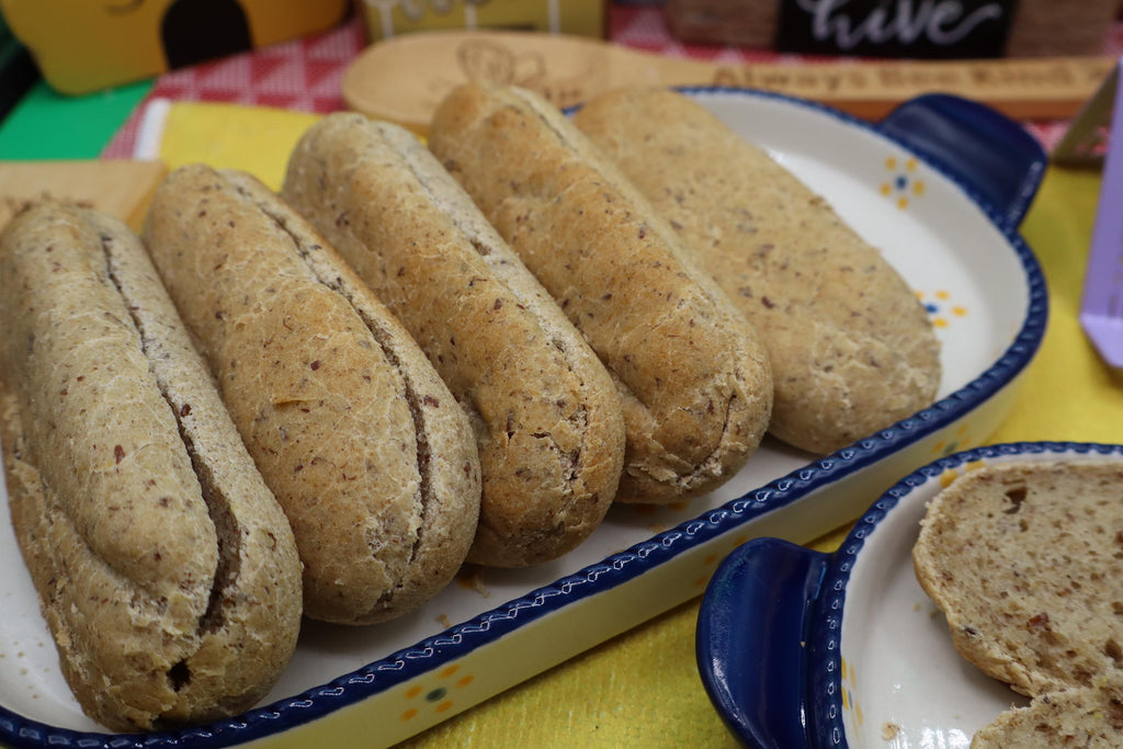 Custom order, Grain Free Hot Dog Roll, Vegan, Paleo, Gluten Free, Dairy Free, Yeast Free, Nut Free, Allergy Friendly bakery, Arrowroot Flour