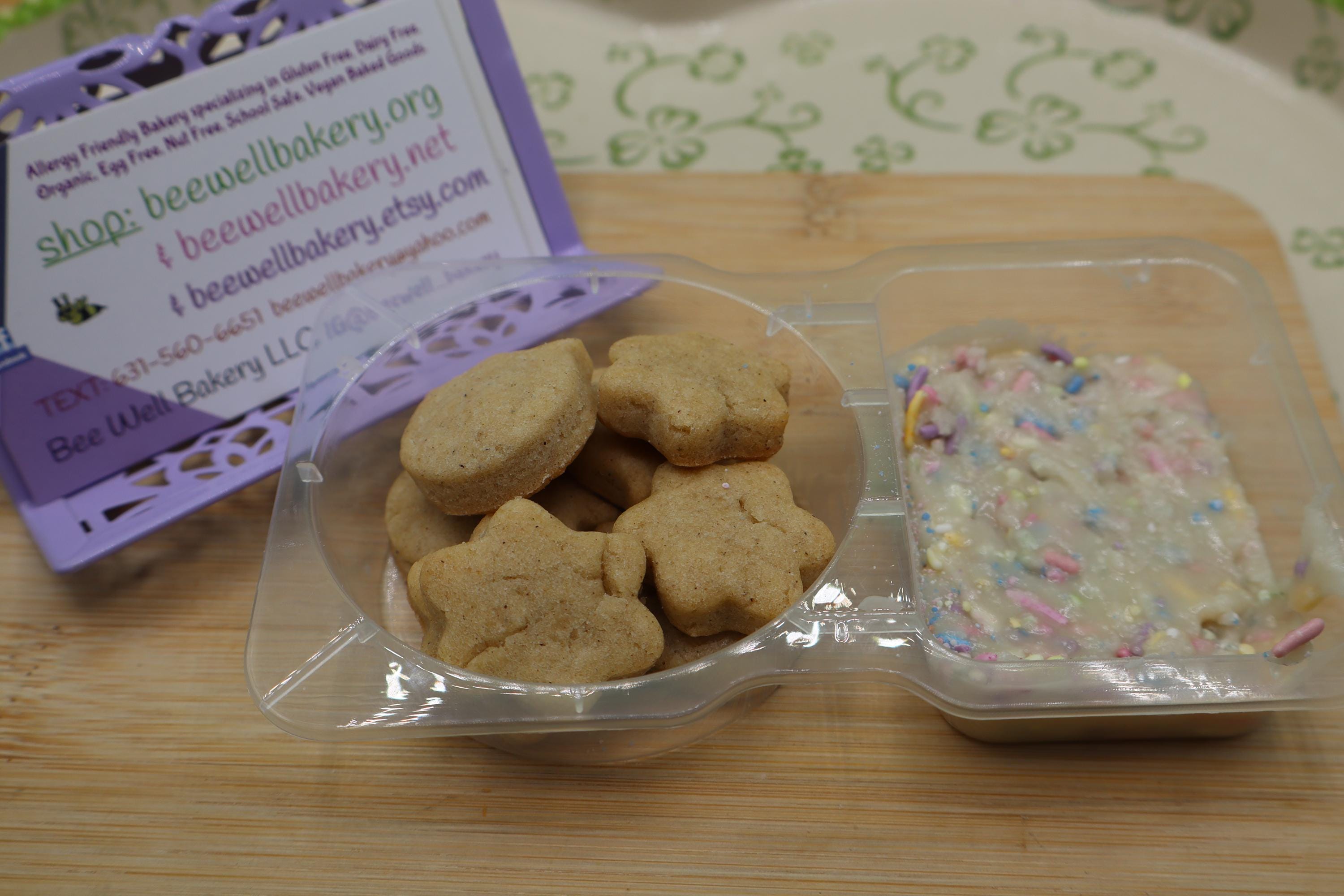 Gluten Free, Dunk a Roo's, Dairy Free Cookie & Frosting, Vegan, Egg free, Nut Free, Natural Sprinkles, Birthday Cake, Back to School Snacks