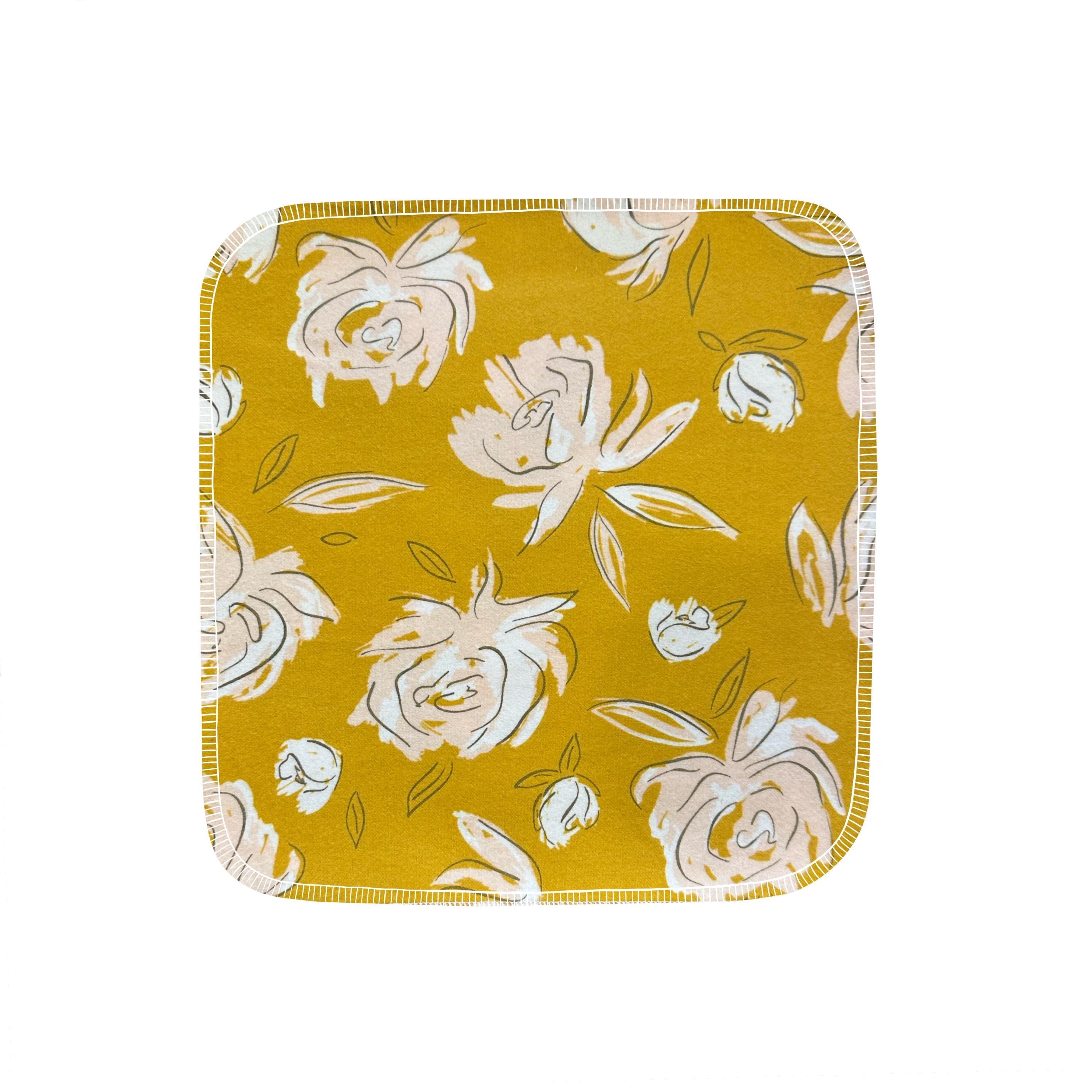 Reusable Paper Towels--Golden Florals