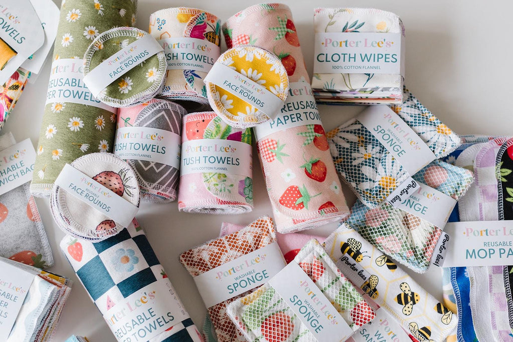 Reusable Paper Towels--Picnic Dreams