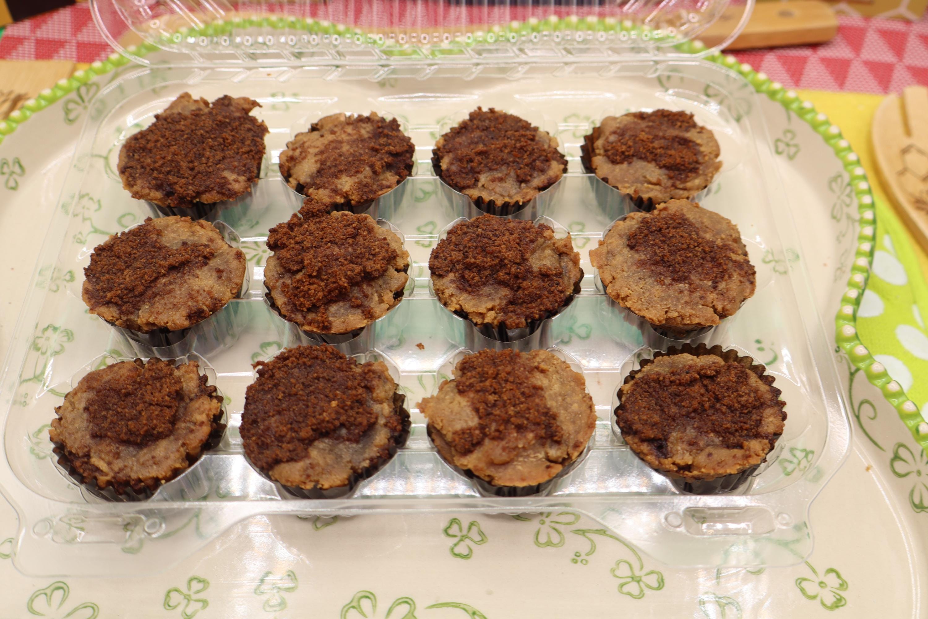 AIP Paleo Cinnamon Streusel Mini Cup, Gluten Free, Egg Free, Dairy Free, Nut Free, Vegan, AIP Protocol, Grain Free, No Refined Sugar Dessert