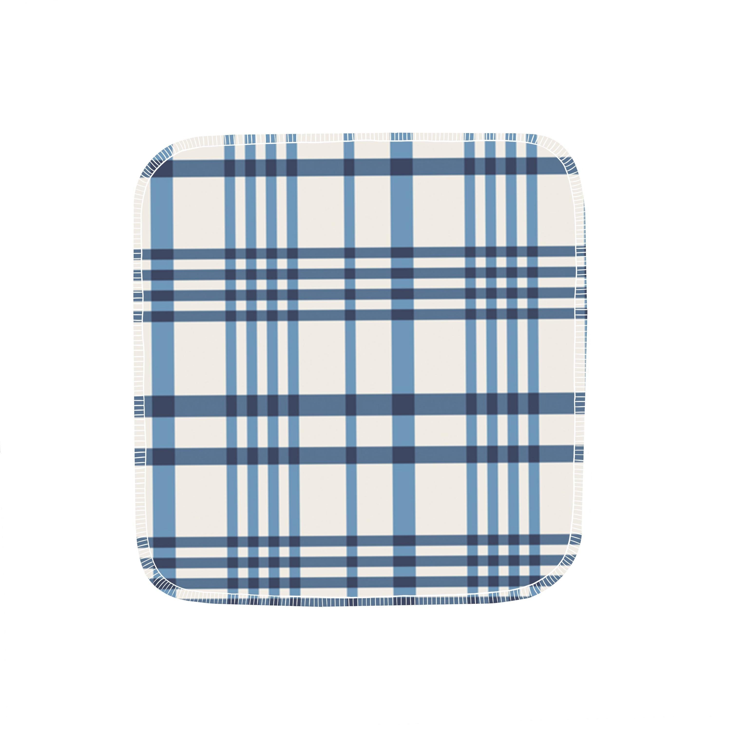 Reusable Paper Towel--Blue Skies Plaid
