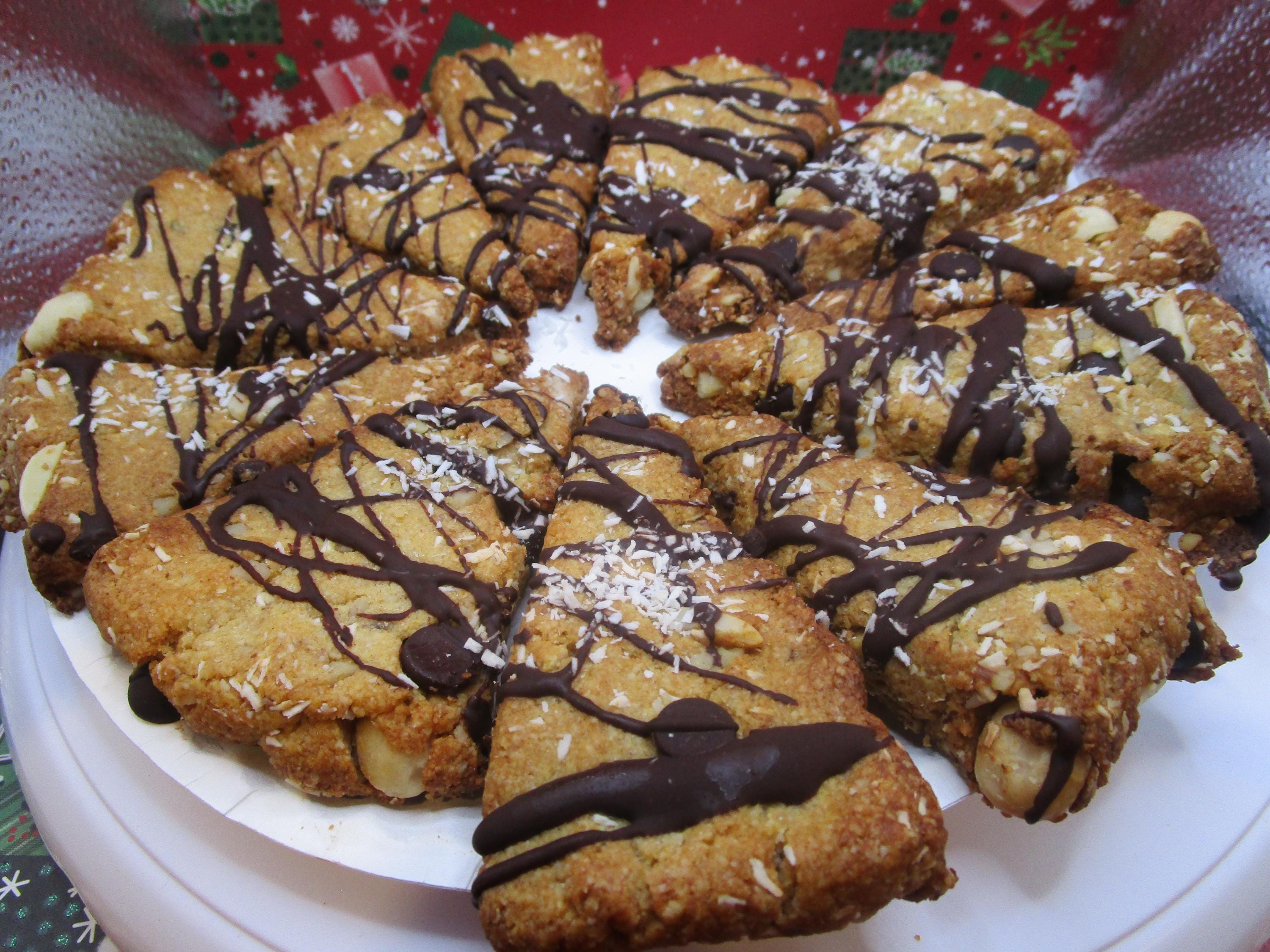 Keto Scones, Grain Free, Gluten Free, Dairy Free, Vegan, Sugar Free, Peanut Butter, low carb snack, Fitness Gifts, Easter Dessert, Clean Eat