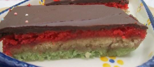 Gluten Free Rainbow Cookies, Dairy Free, Vegan, Natural Color, Italian Wedding Cookie, Mazapan, Cookie gift, Natural color, July 4th dessert