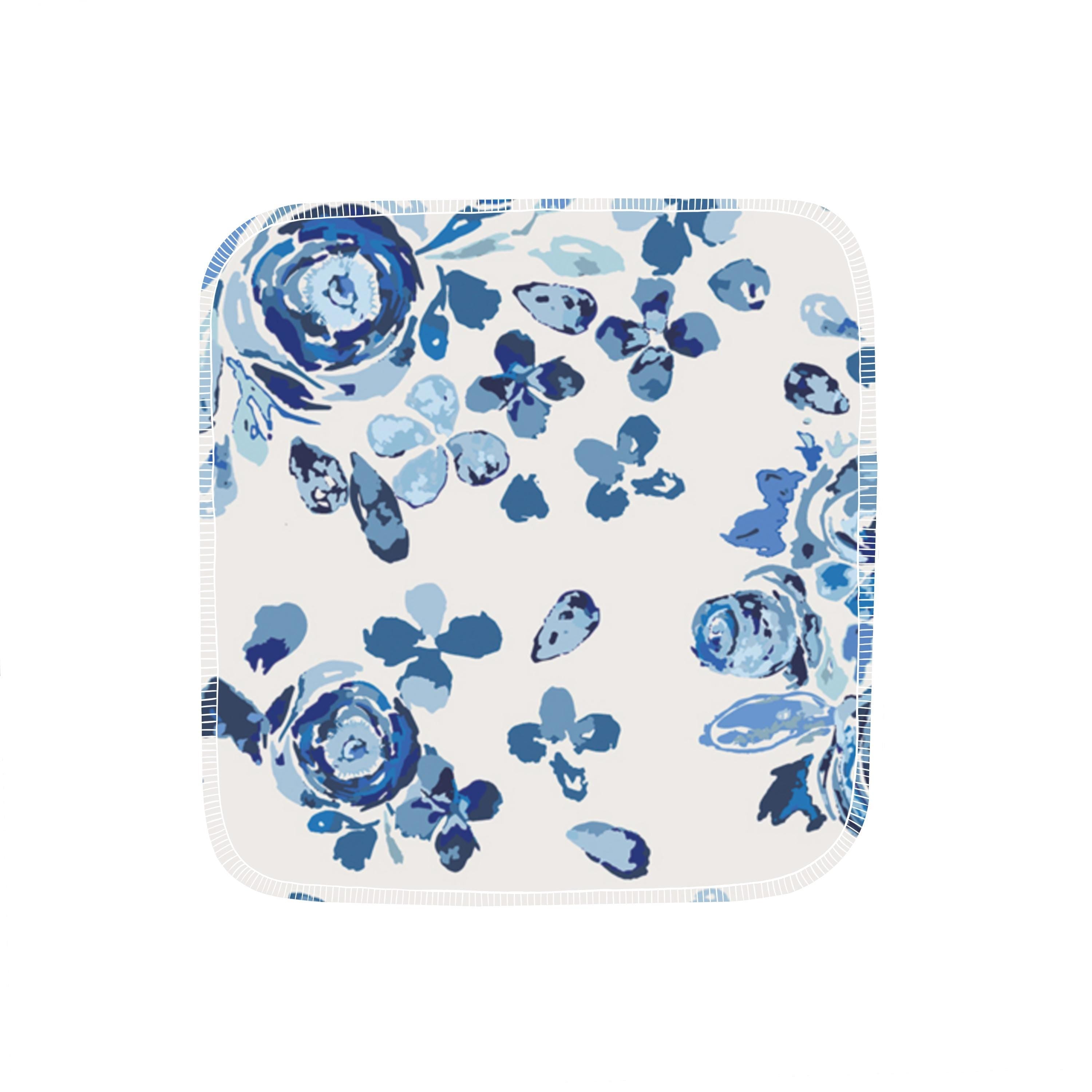 Reusable Paper Towels--Swifting Flora Indigo
