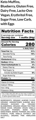 Keto Muffins, Grain Free, Gluten Free, Dairy Free, Sugar Free, Vegan, Low Carb Snacks, Fitness Gifts, Clean Eating Breakfast, Birthday Snack