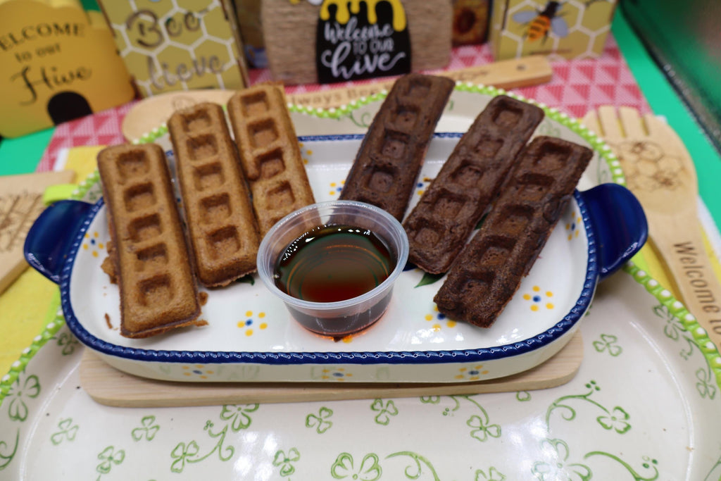 Gluten Free Donut Waffle Sticks, Dairy Free, Vegan, Vanilla, Chocolate, Portable Breakfast, Valentine's Day Brunch, Kid Friendly Treats