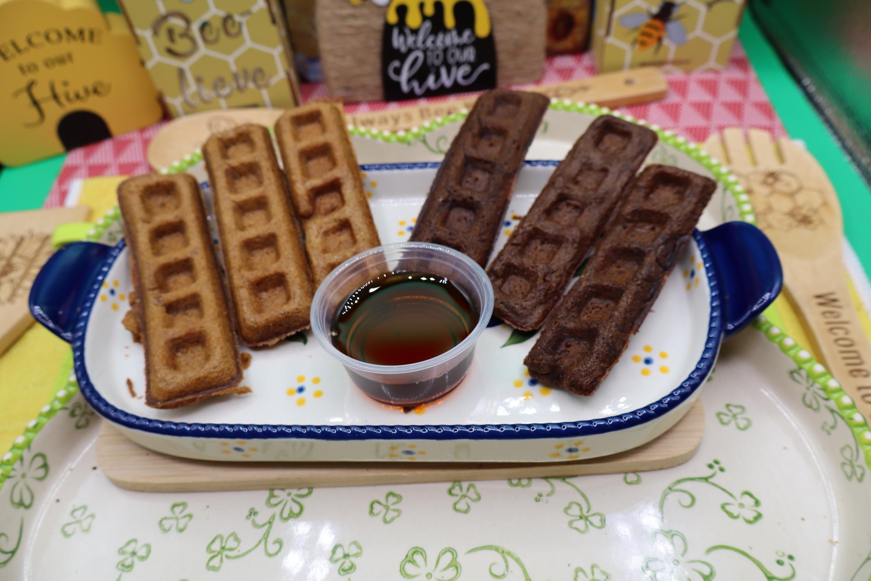 Gluten Free Donut Waffle Sticks, Dairy Free, Vegan, Vanilla, Chocolate, Portable Breakfast, Valentine's Day Brunch, Kid Friendly Treats