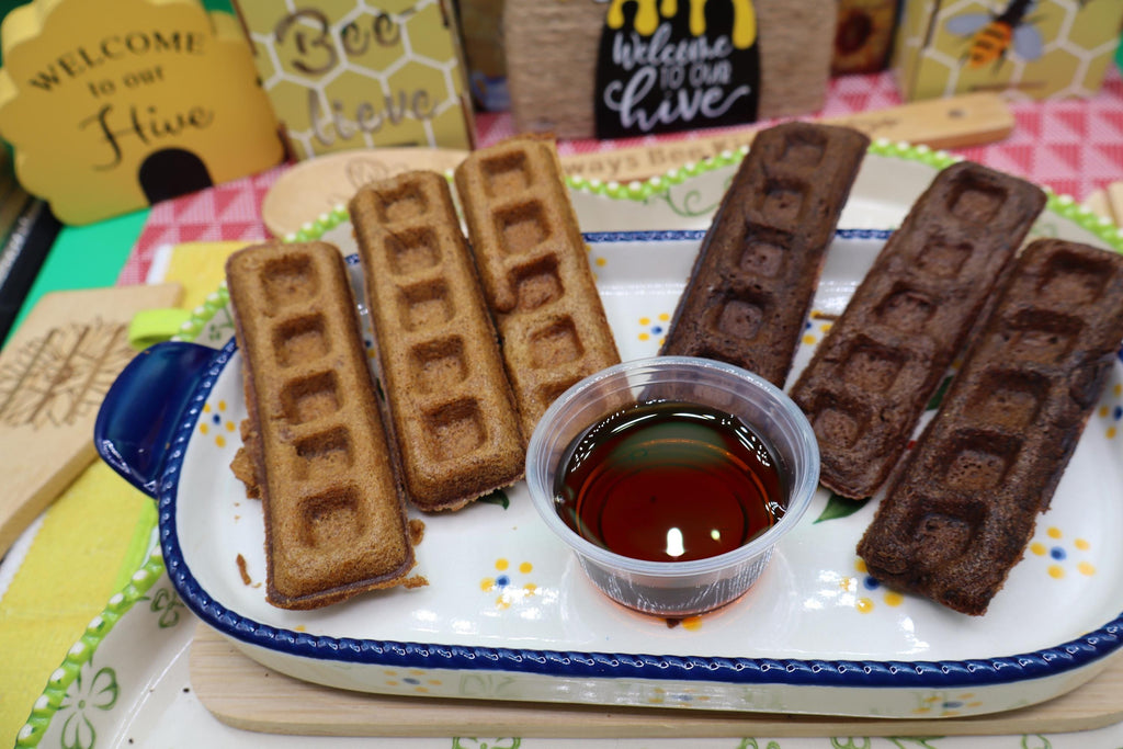 Gluten Free Donut Waffle Sticks, Dairy Free, Vegan, Vanilla, Chocolate, Portable Breakfast, Valentine's Day Brunch, Kid Friendly Treats
