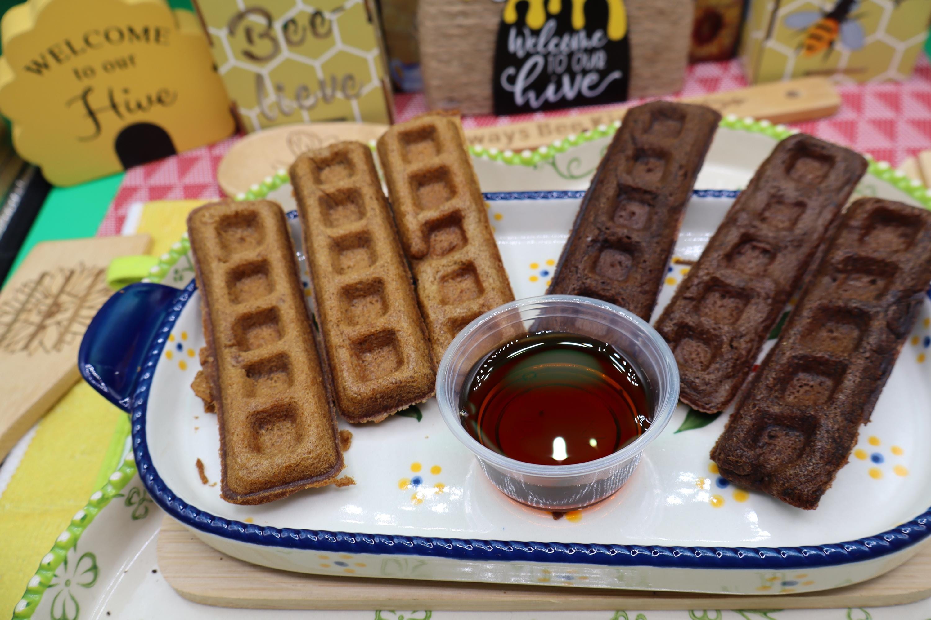 Gluten Free Donut Waffle Sticks, Dairy Free, Vegan, Vanilla, Chocolate, Portable Breakfast, Valentine's Day Brunch, Kid Friendly Treats