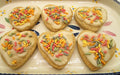 Sugar Free Cookies, Hearts, Gluten Free, Dairy Free, Vegan, Nut Free, Low Calorie, Wedding Dessert, Engagement, Love, Mother's Day Gifts