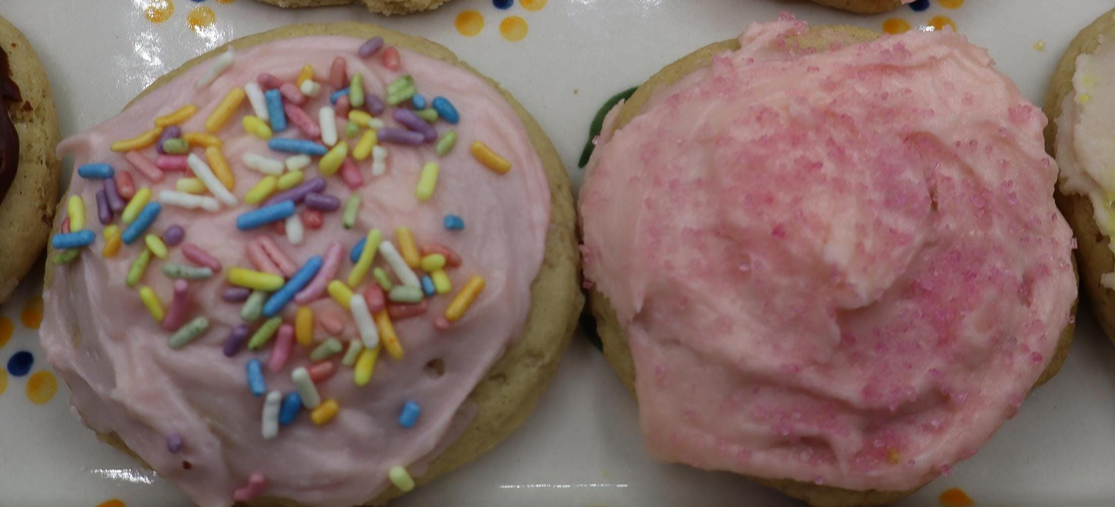 Gluten Free Butter Cookies, Dairy Free, Peanut & Nut Free, Vegan, Raspberry, Birthday party sweets, End of year Gift, Natural Colors, July 4