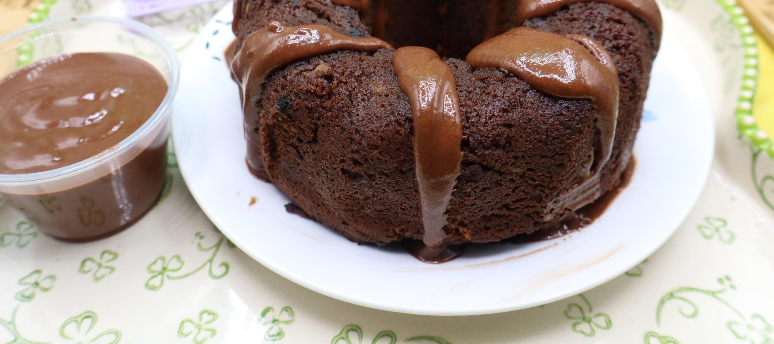 Keto Chocolate Zucchini Bundt Cake, Gluten Free, Sugar Free, Grain Free, Dairy Free, Low Carb, Protein enriched, Valentine's Day Dessert