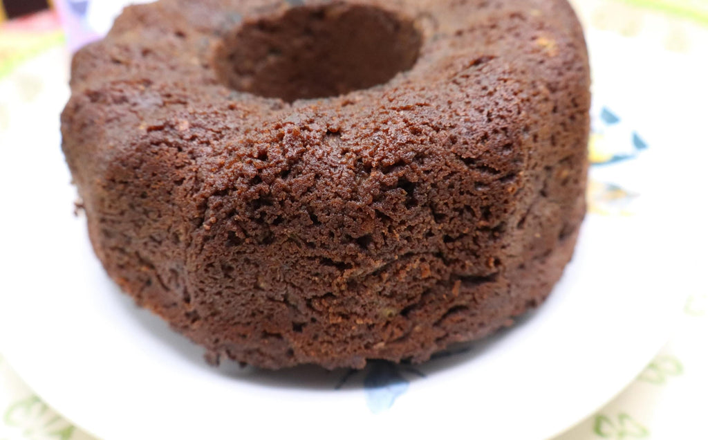 Keto Chocolate Zucchini Bundt Cake, Gluten Free, Sugar Free, Grain Free, Dairy Free, Low Carb, Protein enriched, Valentine's Day Dessert