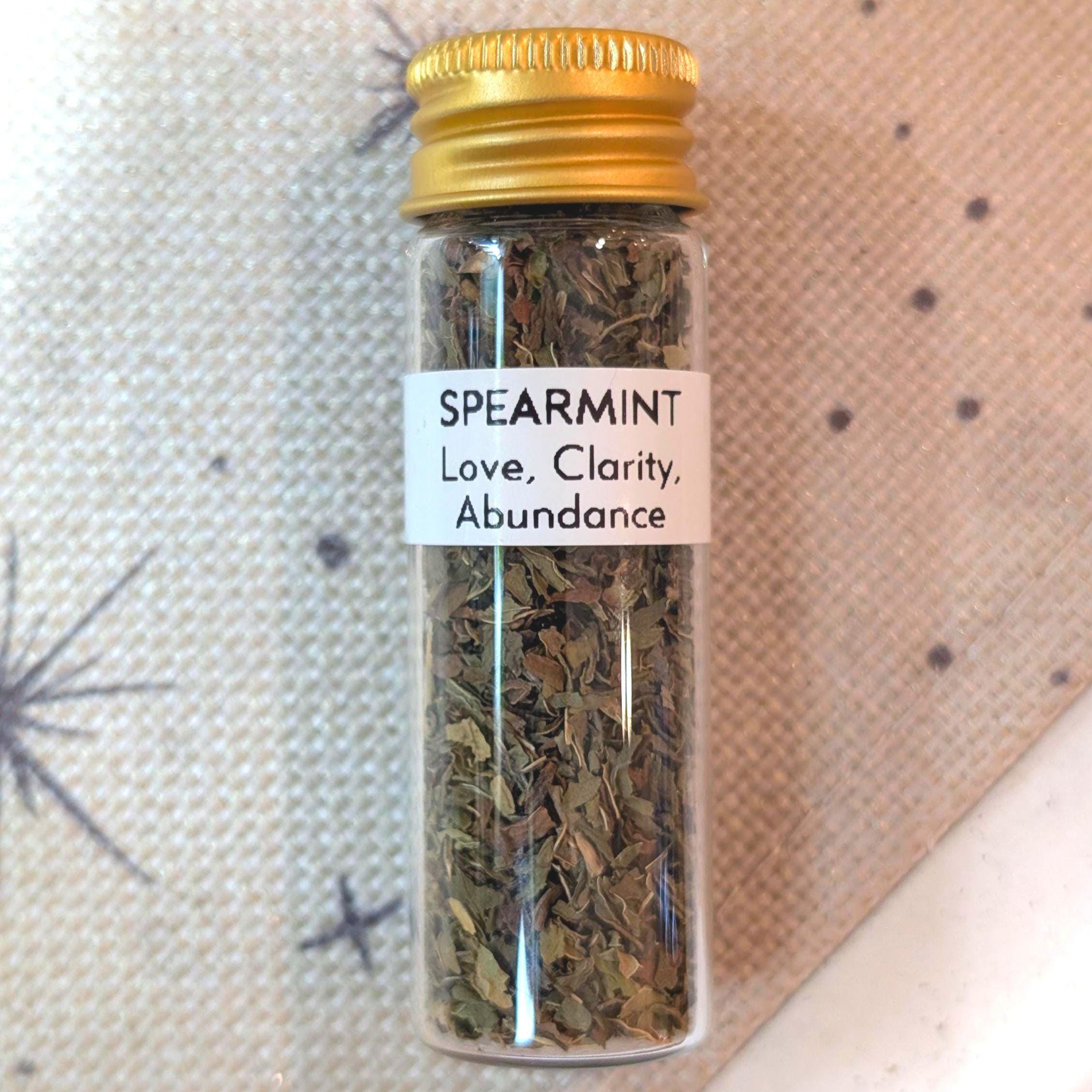Spearmint - Love, Clarity, & Abundance | 15mL Herb Glass Jar