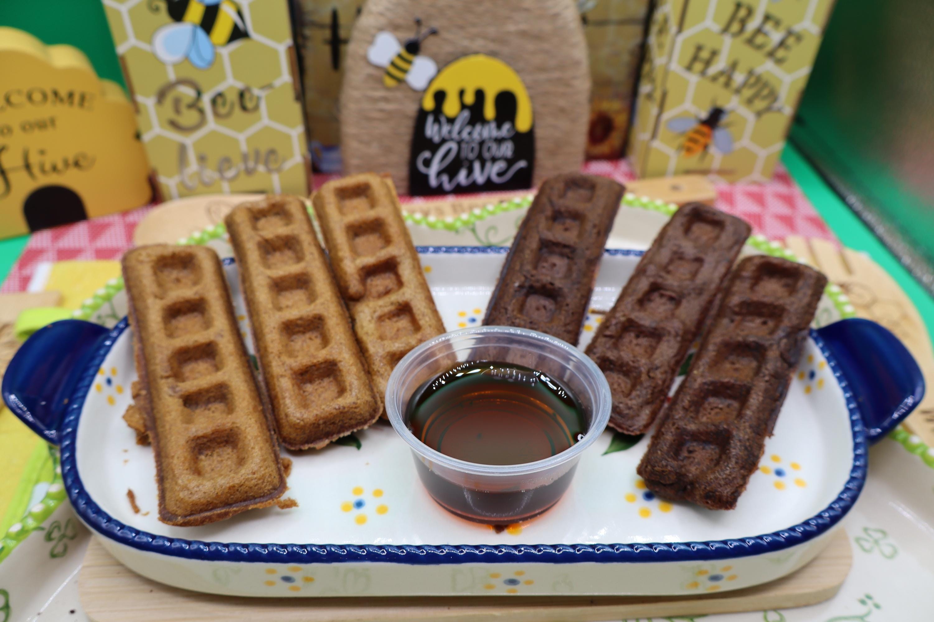 Gluten Free Donut Waffle Sticks, Dairy Free, Vegan, Vanilla, Chocolate, Portable Breakfast, Valentine's Day Brunch, Kid Friendly Treats