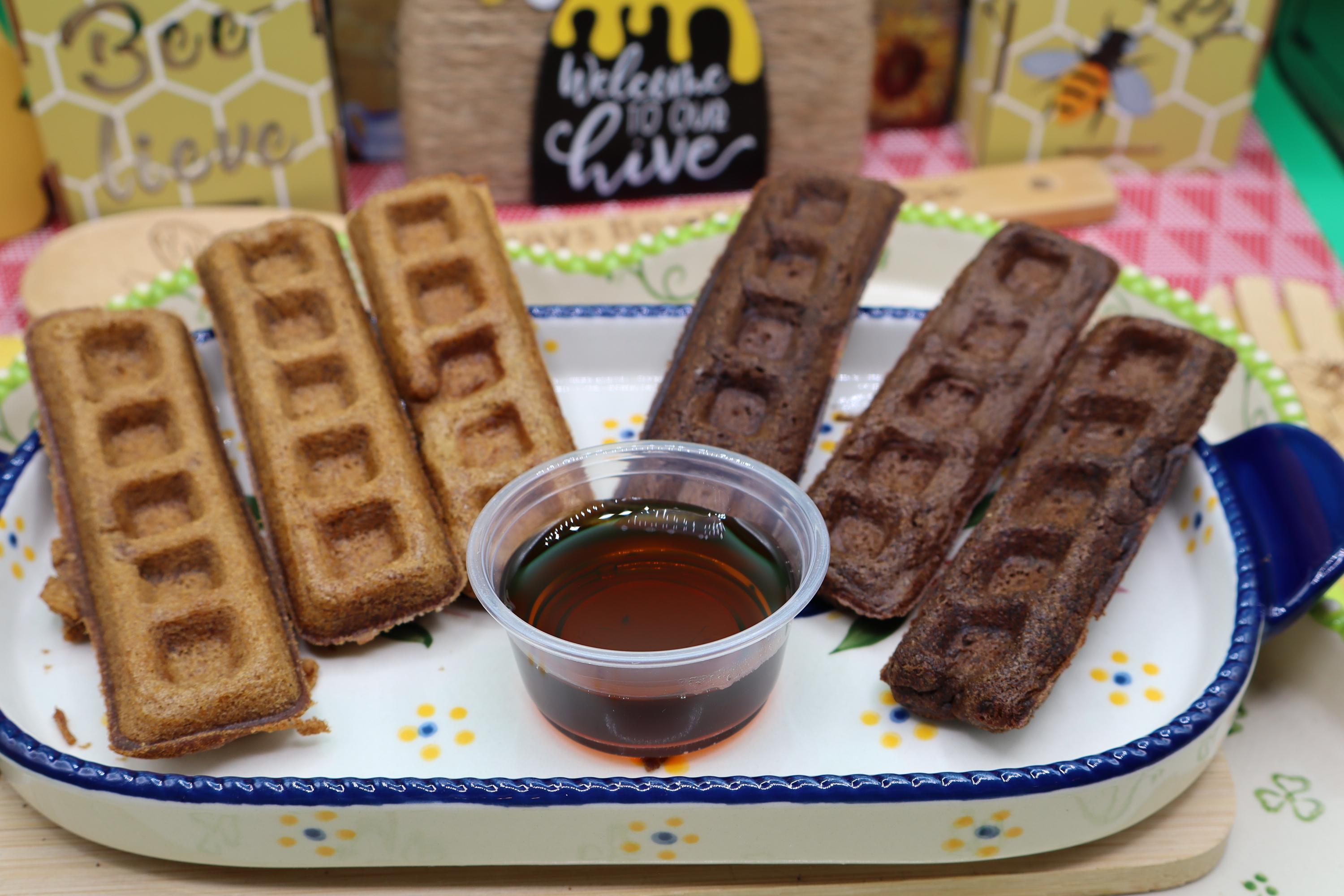 Gluten Free Donut Waffle Sticks, Dairy Free, Vegan, Vanilla, Chocolate, Portable Breakfast, Valentine's Day Brunch, Kid Friendly Treats