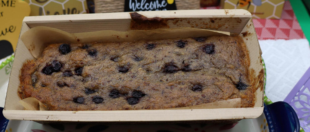 Gluten Free Blueberry Banana Bread, Grain Free, Dairy Free, Vegan, Autoimmune Protocol, AIP Wellness Gifts, Summer Breakfast, Clean Eating
